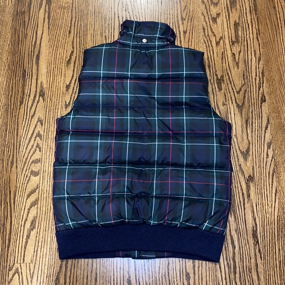 J. Crew women’s plaid down vest with detachable hood, size small - Picture 4 of 4
